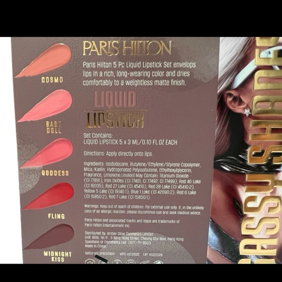 Paris Hilton | Makeup | Paris Hilton Cosmetics 3set Cream  Paris Hilton Sassy Shades Lipstick Collection